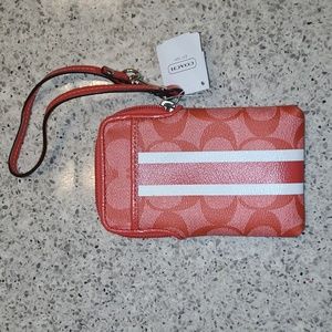 Coach SIS PVC Universal Phone Wristlet